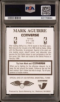 1989 Converse Mark Aguirre PSA 10