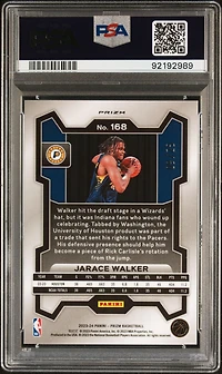 2023 Panini Prizm 168 Jarace Walker Green Pulsar PSA 10