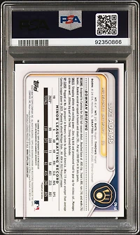 2024 Bowman Chrome Prospect Autographs Cpala Luke Adams PSA 10