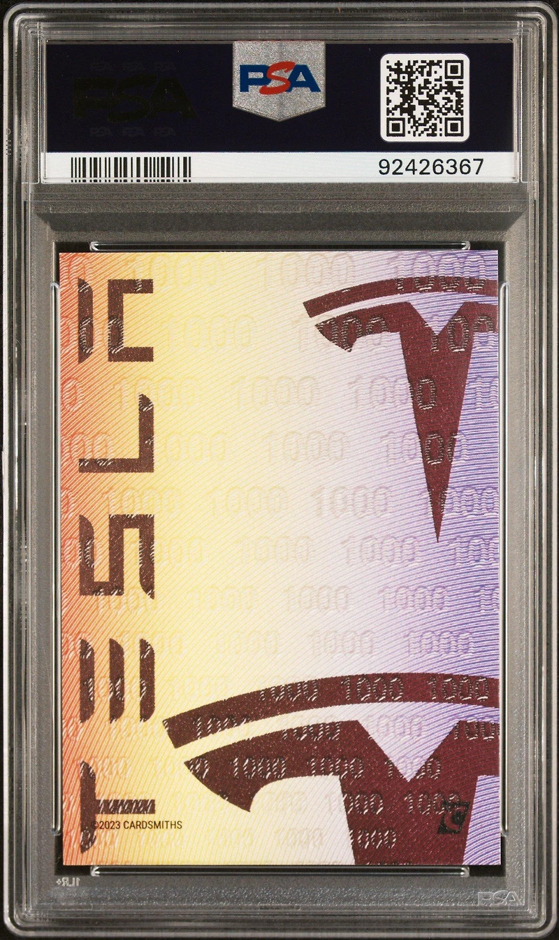 2023 Cardsmiths Currency Series 2 Cold Foil Elon Musk PSA 10