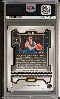 2023 Panini Prizm 17 Nikola Jokic Red Power PSA 10