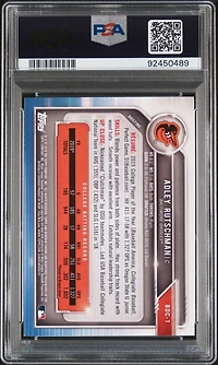 2019 Bowman Draft Chrome Sapphire Edition Bdc1 Adley Rutschman PSA 9