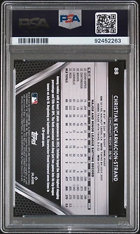 2024 Topps Chrome Black 88 Christian Encarnacion-strand Orange Refractor PSA 10