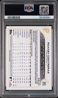 2022 Topps 543 Roansy Contreras PSA 10