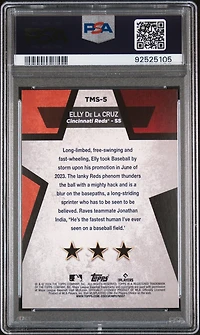 2024 Topps Mega Star Tms5 Elly De La Cruz PSA 9
