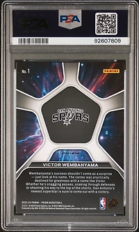 2023 Panini Prizm Deep Space 1 Victor Wembanyama Silver PSA 10