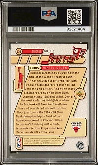 1997 Upper Deck 139 Michael Jordan PSA 8