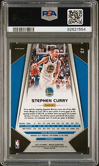 2017 Panini Prizm Mosaic 92 Stephen Curry PSA 10