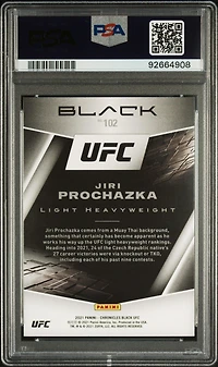 2021 Panini Chronicles Ufc 102 Jiri Prochazka PSA 10