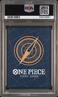 2022 One Piece Japanese Op01-romance Dawn 120 Shanks Manga Alternate Art PSA 10