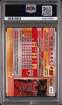 1996 Bowman's Best 80 Michael Jordan PSA 9