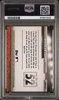 2024 Bowman Bowman Scouts' Top 100 Btp52 Spencer Jones PSA 9
