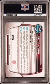 2022 Bowman University Chrome Prospects 1 Bryce Young Autograph PSA 10