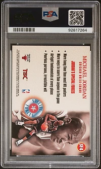 1996 Stadium Club Special Forces Sf4 Michael Jordan PSA 8