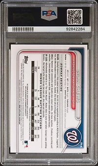 2024 Bowman Chrome Prospect Autographs Cpadc Dylan Crews Hta Choice Refractor PSA 10