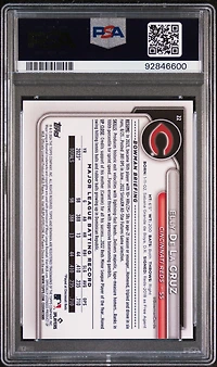 2024 Bowman 22 Elly De La Cruz Neon Green PSA 10
