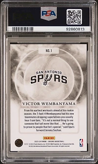 2023 Panini Origins Euphoria 1 Victor Wembanyama PSA 10