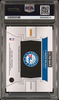 2023 Panini Prizm Fast Break Autographs Fbmax Tyrese Maxey PSA 10