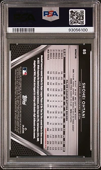 2024 Topps Chrome Black 85 Shohei Ohtani Refractor PSA 10