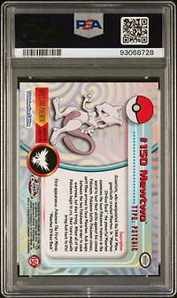2000 Topps Chrome Pokemon T.v. 150 Mewtwo PSA 10