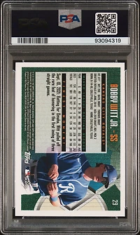 2022 Topps Finest Flashbacks 29 Bobby Witt Jr. PSA 10