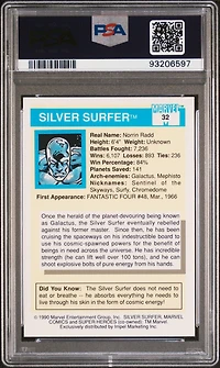 1990 Marvel Universe 32 Silver Surfer PSA 10