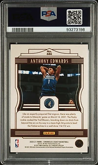 2020 Panini Chronicles 686 Anthony Edwards Green Ice PSA 10