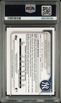 2024 Bowman Chrome Prospect Autographs Cpaar Agustin Ramirez Mini Diamond Refractor PSA 10