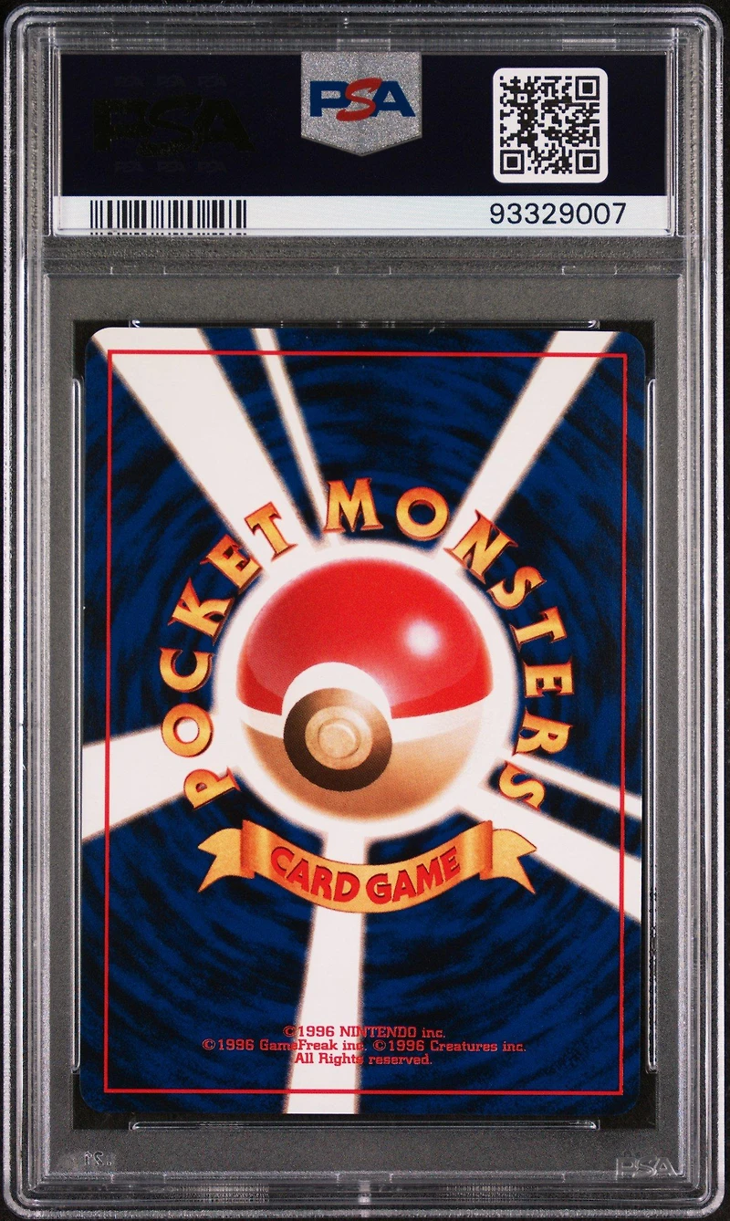 1998 Pokemon Japanese Gym 22 Lt. Surge's Fearow-holo PSA 8