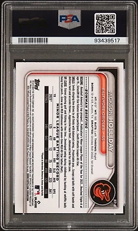 2024 Bowman Mega Box Chrome Prospects 47 Jackson Holliday Yellow PSA 10