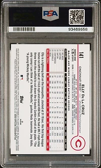 2024 Topps 141 Elly De La Cruz Rainbow Foil PSA 10