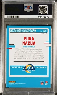 2023 Panini Donruss Optic 238 Puka Nacua Pink PSA