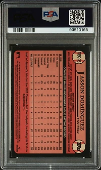 2024 Topps Silver Pack 1989 Chrome Promo T89c33 Jasson Dominguez PSA 10