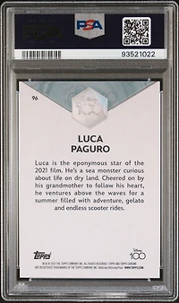 2023 Topps Chrome Disney100 96 Luca Paguro PSA 10