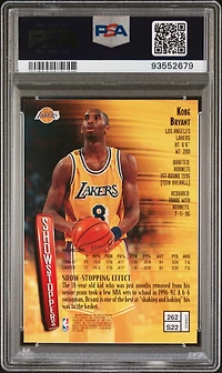 1997 Finest 262 Kobe Bryant PSA 9