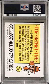 1989 Topps Nintendo Game Tip Stickers 17 Link PSA 10