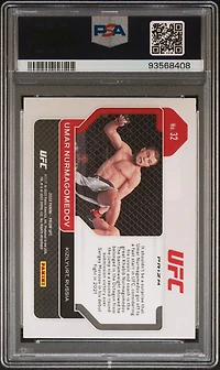 2022 Panini Prizm Ufc 32 Umar Nurmagomedov Silver Prizm PSA 10