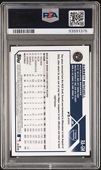 2023 Topps Chrome Update Autograph Ragm Garrett Mitchell Gold Refractor PSA 10