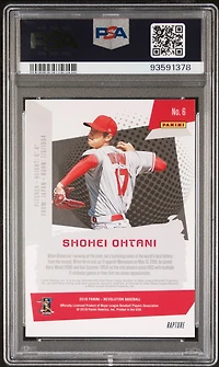 2018 Panini Chronicles Revolution 6 Shohei Ohtani PSA 10