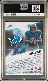 2023 Panini Absolute By Storm Bst15 Sam Laporta PSA 10