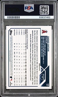 2023 Topps 17 Shohei Ohtani Silver Foil PSA 10