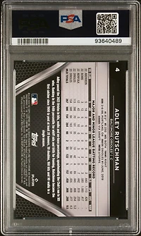 2024 Topps Chrome Black 4 Adley Rutschman Gold Mini Diamond Refractor PSA 10