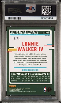2023 Panini Donruss Optic 107 Lonnie Walker Iv Pink Velocity PSA 10