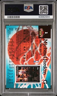 1992 Stadium Club 1 Michael Jordan Members Only PSA 10