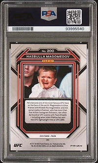 2023 Panini Prizm Ufc 200 Hasbulla Magomedov Silver Prizm PSA 9