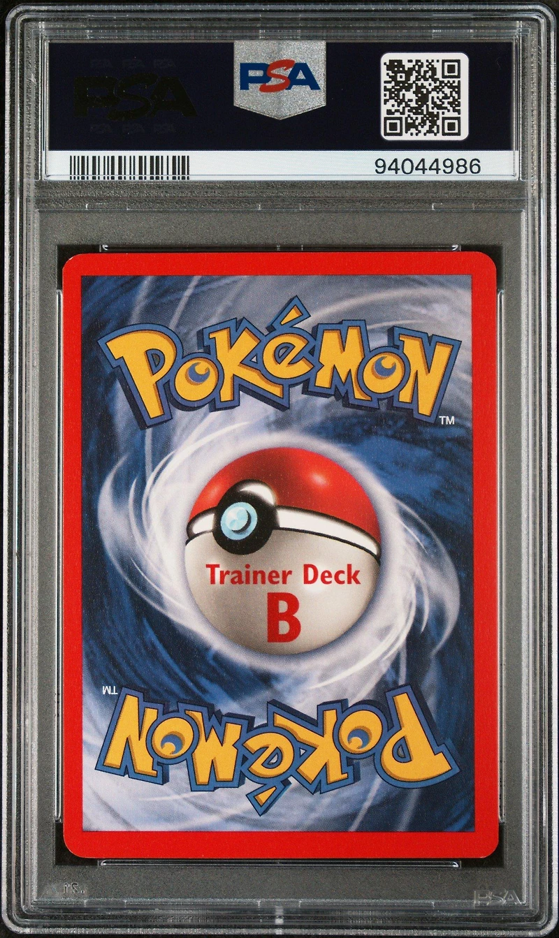 1999 Pokemon Game 92 Energy Removal Trainer Deck B PSA 9