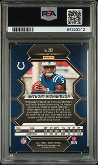 2023 Panini Mosaic 282 Anthony Richardson Green PSA 10