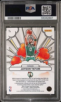 2023 Panini Donruss Bomb Squad 14 Jayson Tatum PSA 10