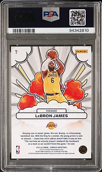 2023 Panini Donruss Bomb Squad 7 Lebron James PSA 10