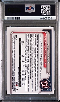 2024 Bowman Mega Box Chrome Prospects 23 Dylan Crews PSA 10